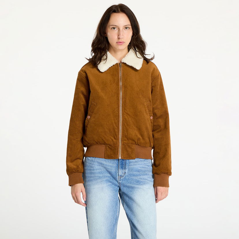 Jacka Wrangler Aviator Jacket Monks Robe Brun | 112356507