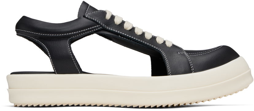 Kläder Rick Owens Rick Owens Hollywood Hollowed Vintage Sneaks Svart | RU01E5888 LCO