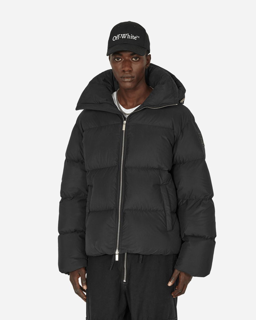 Pufferjacka Off-White Patch Arrow Down Puffer Jacket Black Svart | OMEJ006F23FAB001 1010
