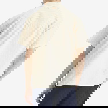 Skjorta Drôle de Monsieur Drôle de Monsieur Cuban Shirt, Size Large Beige | G-SH212-CO183-EC, 3