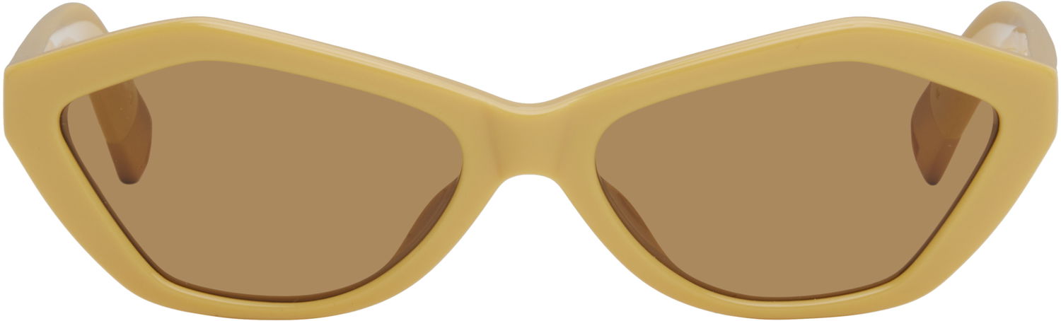 Solglasögon Jacquemus Jacquemus 'The Bambino' Sunglasses Beige | JAC42C7SUN, 0