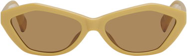 Solglasögon Jacquemus Jacquemus 'The Bambino' Sunglasses Beige | JAC42C7SUN, 0