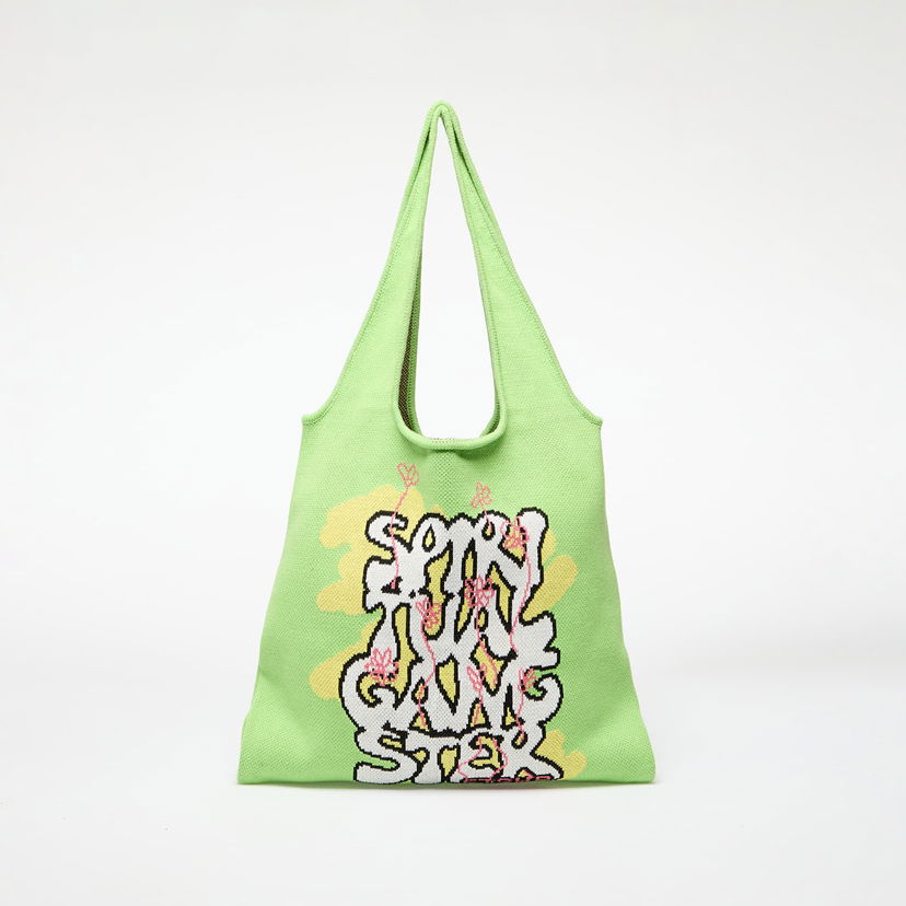 Tygpåse Footshop Spiritual Gangster Print Tote Bag Grön | FTSHP_395