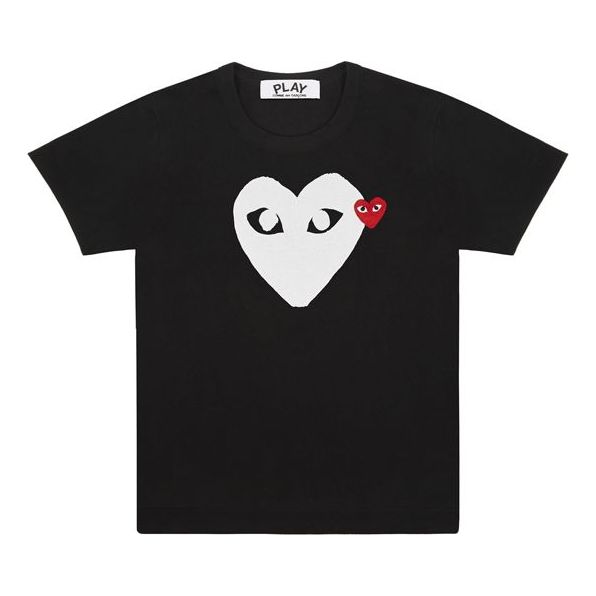 T-shirt Comme des Garçons Emblem Heart T-Shirt Svart | AZ-T115-051-1