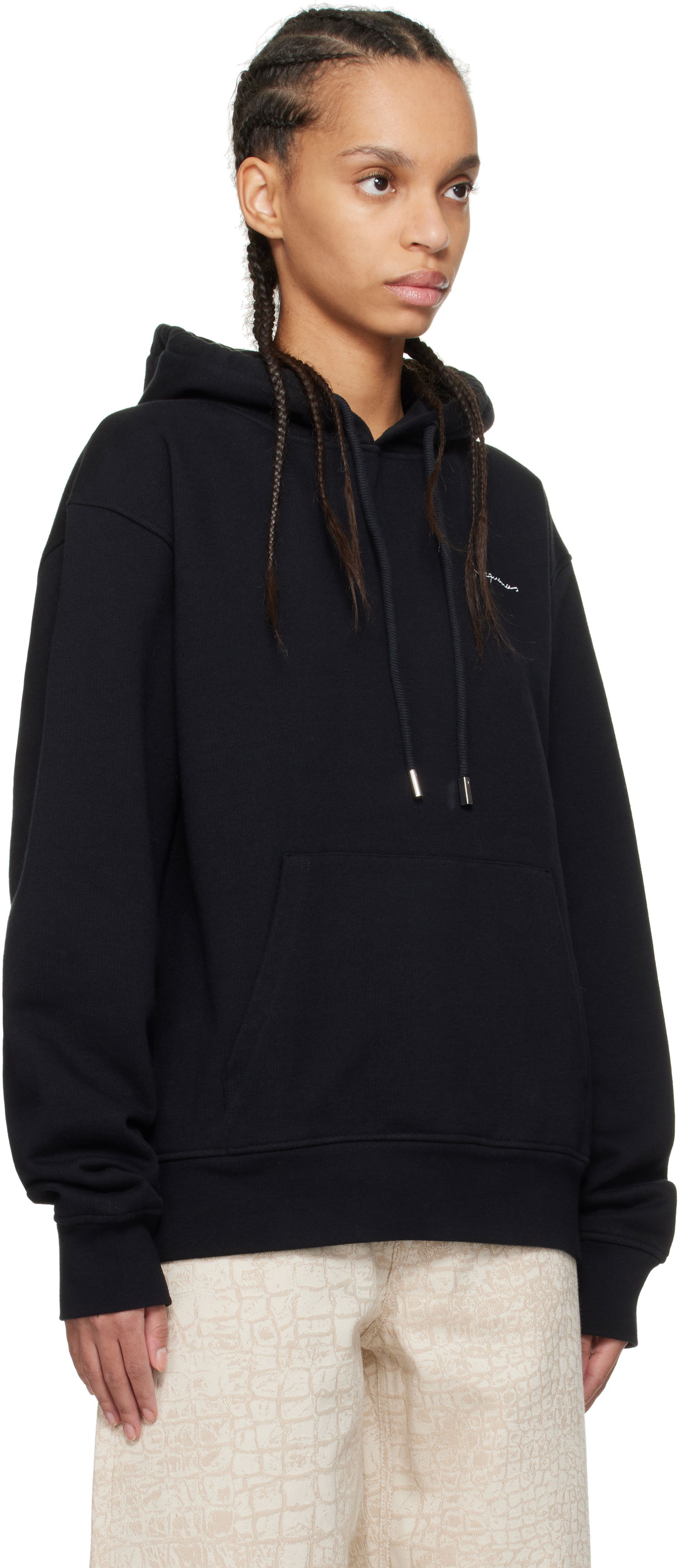 Sweatshirt Jacquemus Les Classiques 'Le Sweatshirt Brodé' Hoodie Grå | 22H245JS310-2120, 1