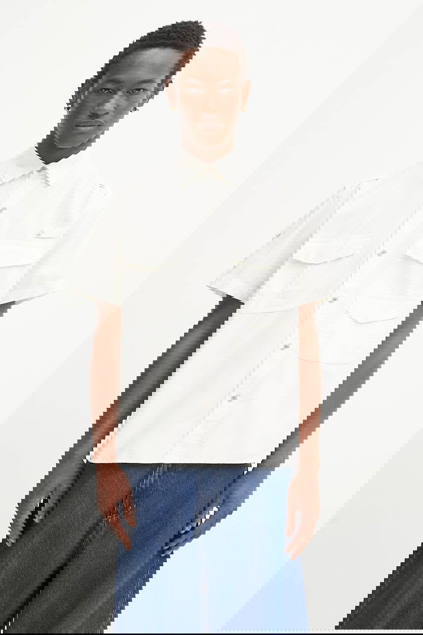 Skjorta Human Made Human Made Woven Shirt Vit | HM29SH020, 0