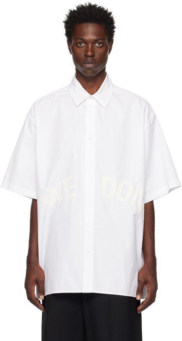 Skjorta We11done We11done Printed Shirt Vit | WD-SH3-22-214-U-WH, 0