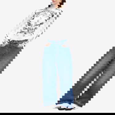 T-shirt Jean Paul Gaultier Trompe L'Oeil Long Sleeve Top Flerfärgad | 24-25-U-TO182-J546-0100, 4