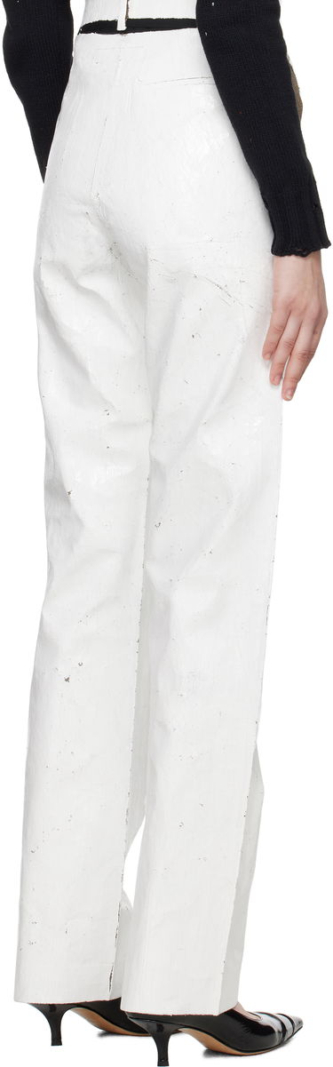 Byxor Maison Margiela MM6 Maison Margiela Tailoring Trousers Vit | S62KB0224 M35437, 2
