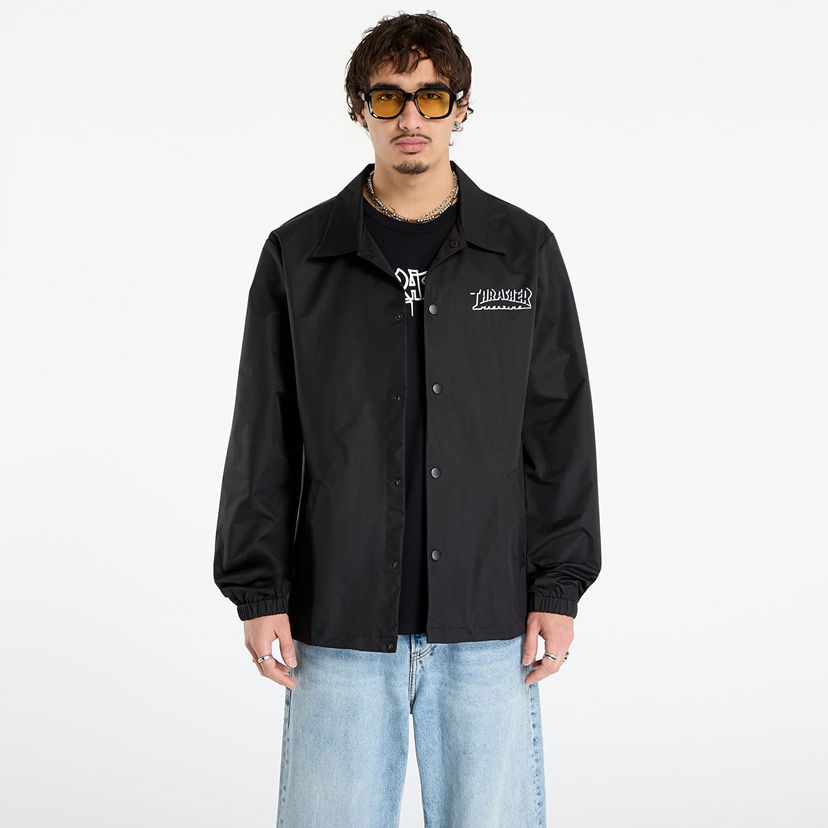 Jacka Thrasher Shadow Mag Logo Coach's Jacket Svart | 145769