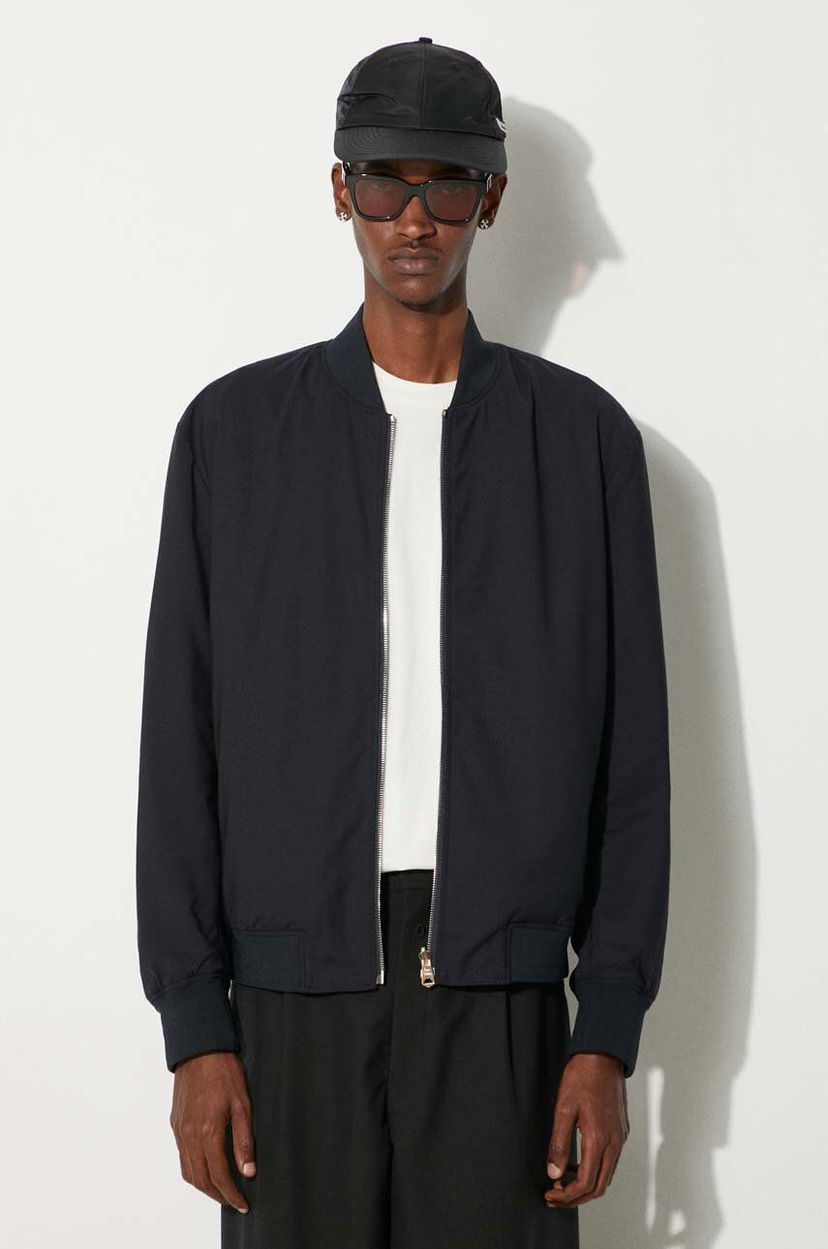Bomberjacka Paul Smith Paul Smith Wool Bomber Jacket Svart | M1R.052Z.N02212