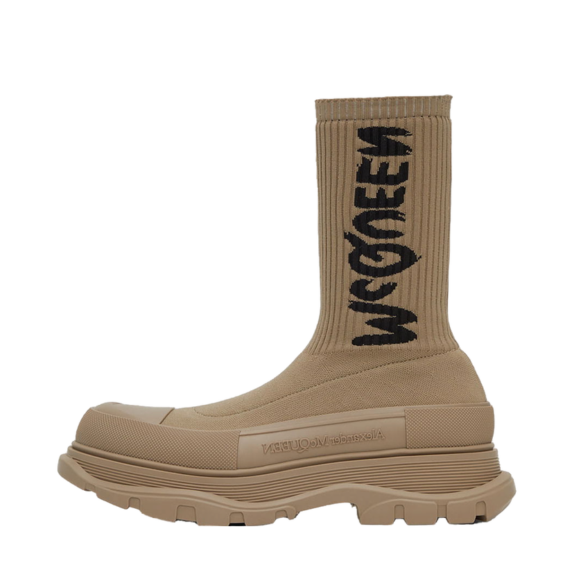Sneakers och skor Alexander McQueen Tread Slick High Sneakers Beige | 705671W4TV1