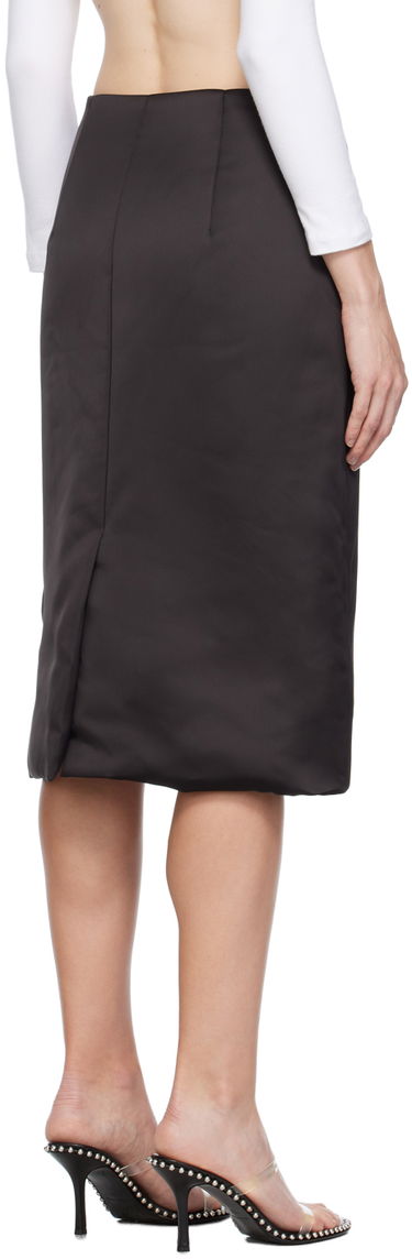 Kjol We11done We11done Padded Midi Skirt Svart | WD-SK3-23-282-W-BK, 2