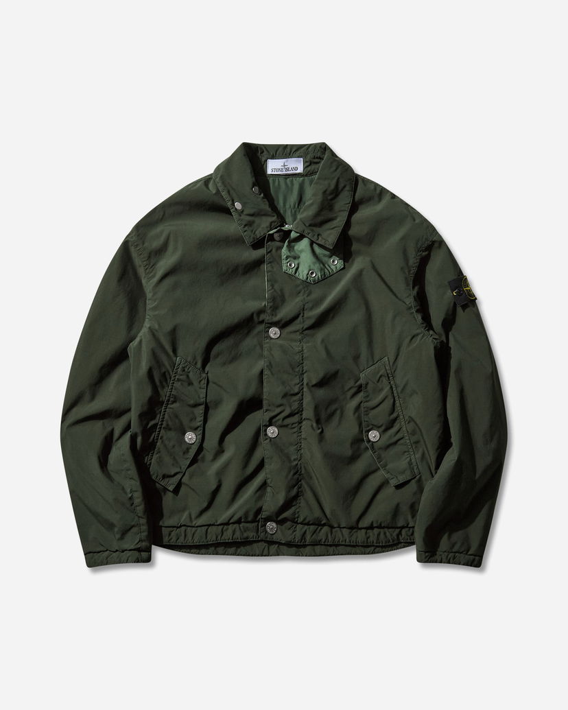 Jacka Stone Island Light Compact Touch Poly-TC Coach Jacket Grön | K2S15-Q100015-S0042 V005E