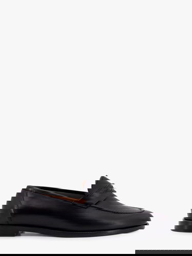 Sneakers och skor Loro Piana Black Leather Loafers Svart | FAP54288000, 0