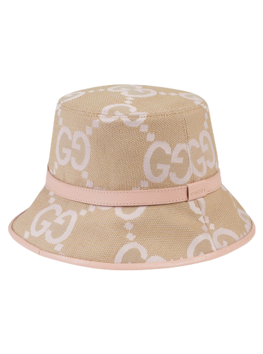 Hatt Gucci Jumbo GG Bucket Hat Beige | ‎730336 3HAPT 8872