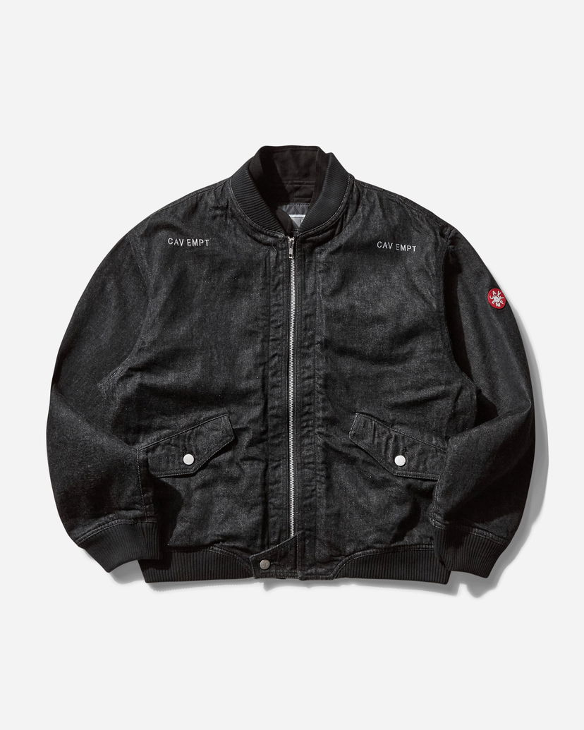 Bomberjacka Cav Empt Double Flap Zip Jacket Svart | CES27JK06 BLACK