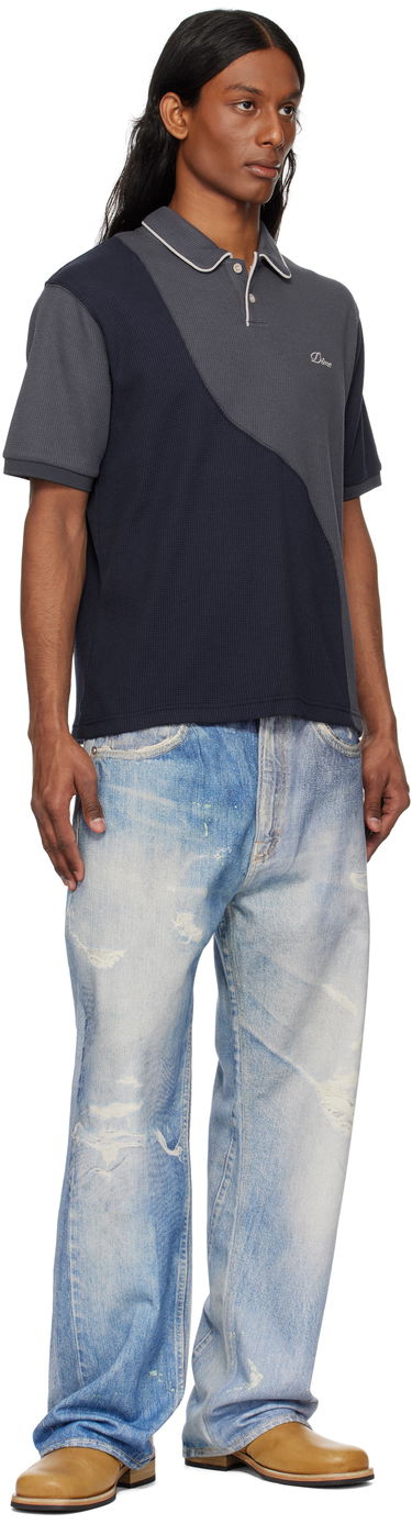 Polotröja Dime Dime Waffle Polo Grå | DIME2SP256IND, 3