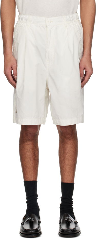Shorts AAPE by A Bathing Ape AAPE by A Bathing Ape 'AAPE Now' Woven Shorts Vit | AAPSPMB670XXNIVX, 0