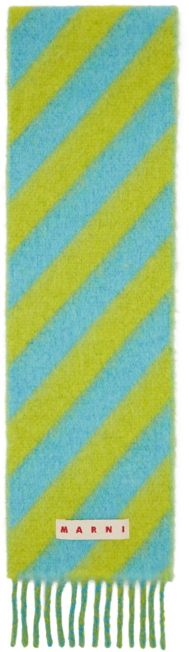 Halsduk Marni SSENSE x Scarf Blå | SCZC0060Y0 UAW030