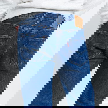 Jeans Levi's 501 Original stonewash Blå | 00501-0114, 4