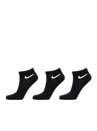 Underkläder och strumpor Nike Lightweight Ankle Socks 3-Pack Svart | SX7677-010