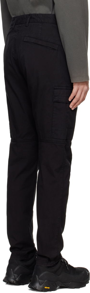 Cargo byxor Stone Island Stone Island Supima Cotton Twill Stretch-TC Cargo Pants Svart | K1S153100304S0010, 2