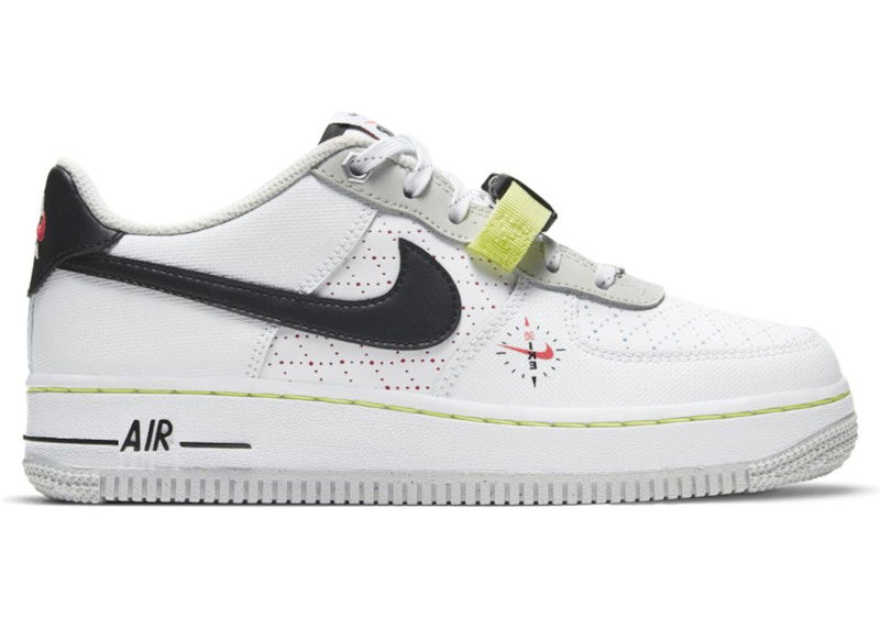 Sneakers och skor Nike Air Force 1 Low LV8 Swoosh Compass Vit | DC2532-100
