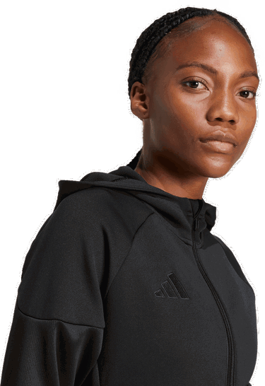 Sweatshirt adidas Performance Tiro 25 Full-Zip Hoodie Svart | JD9079, 4