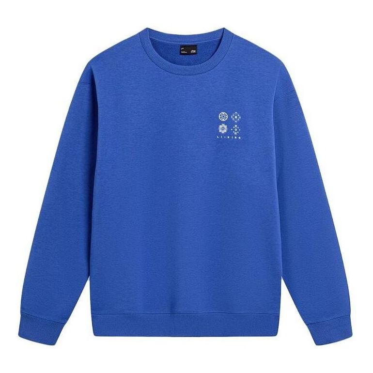 Sweater Li-Ning Culture Logo Sweatshirt Blå | AWDT901-2, 0