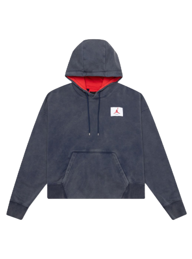 Sweatshirt Jordan Flight Hoodie Mörkblå | CV7737-410