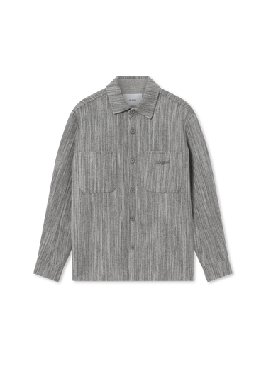 Skjorta AXEL ARIGATO Aidan Striped Button-Down Shirt Grå | A3308001, 1