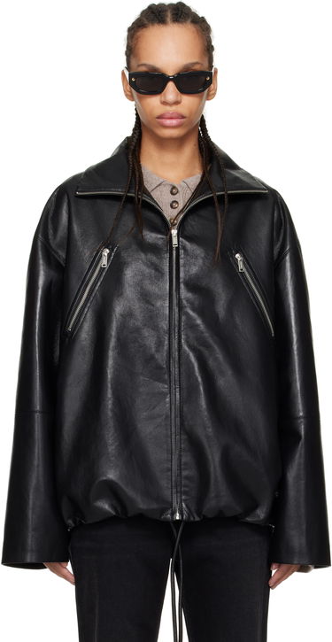Jacka Nanushka Nanushka Aiman Faux-Leather Jacket Svart | NW25RSJK13999, 0