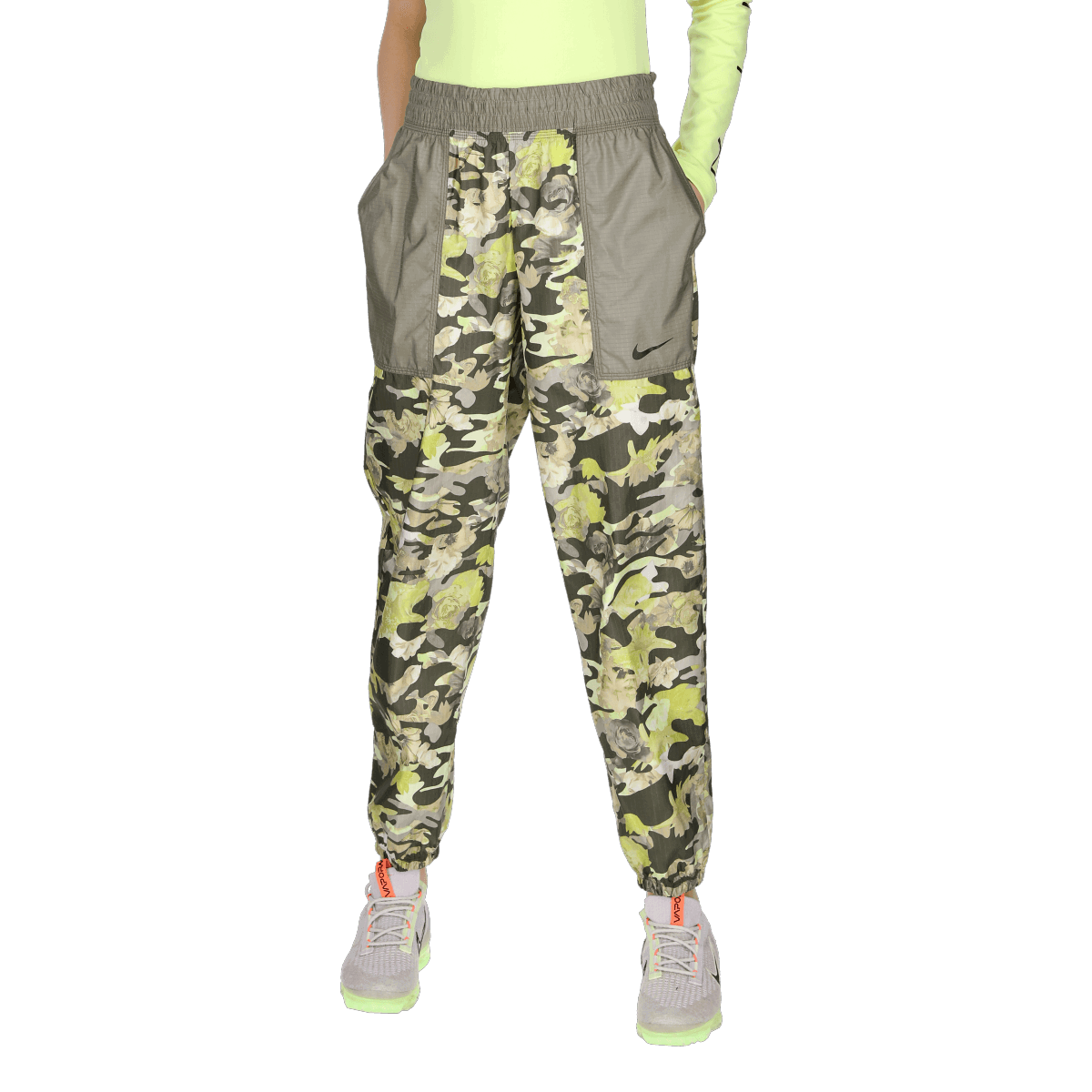 Träningsbyxor Nike NSW Woven Allover Print Joggers Grön | CZ8186-325, 0