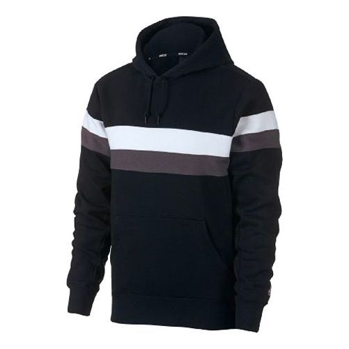 Sweatshirt Nike SB SB Icon Striped Skate Hoodie Svart | AJ9744-010