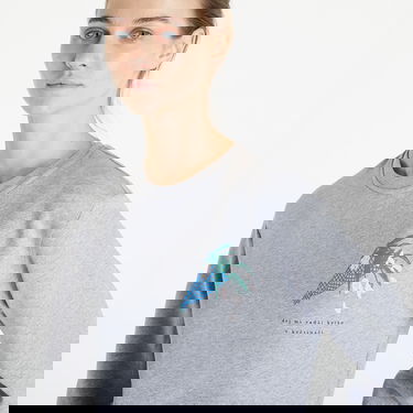 Sweatshirt Queens Dej Mi Radši Kytku V Květináči Crewneck Grå | QNS_042, 3