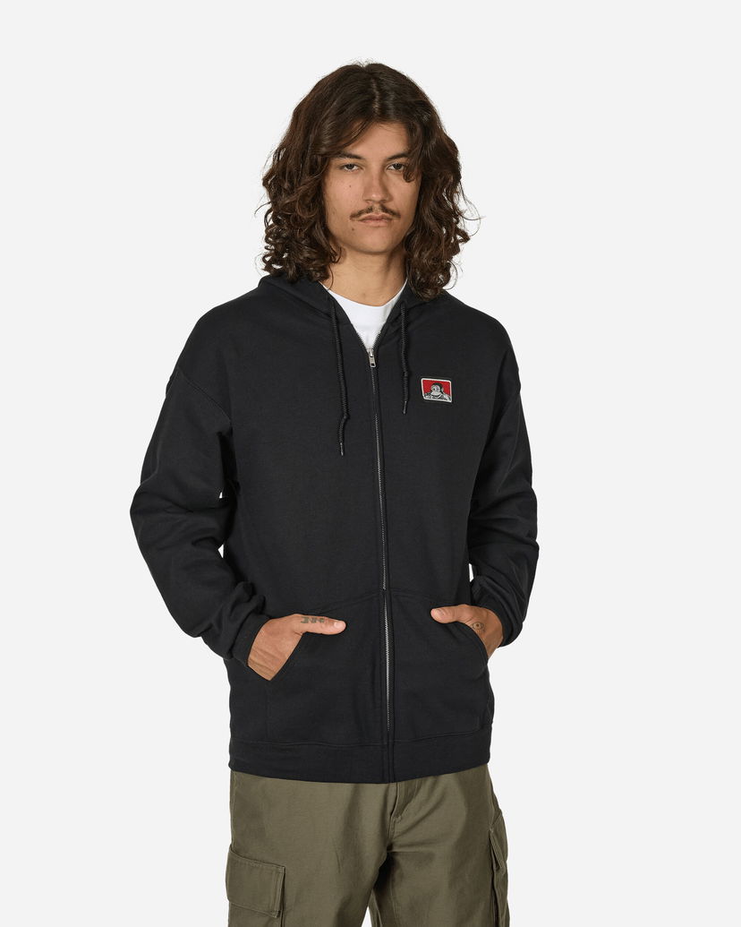 Sweatshirt Ben Davis Full Zip Hoodie Svart | BEN9034 001