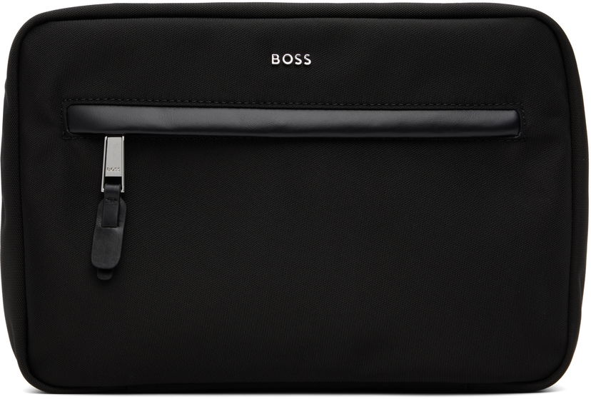 Resväska BOSS BOSS Logo Hardware Pouch Svart | 50548007