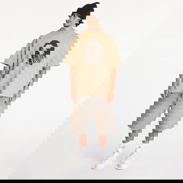 T-shirt BAPE A BATHING APE Spray Print Logo Relaxed Fit Short Sleeve Tee Beige Beige | 001TEK801346M BEI, 3