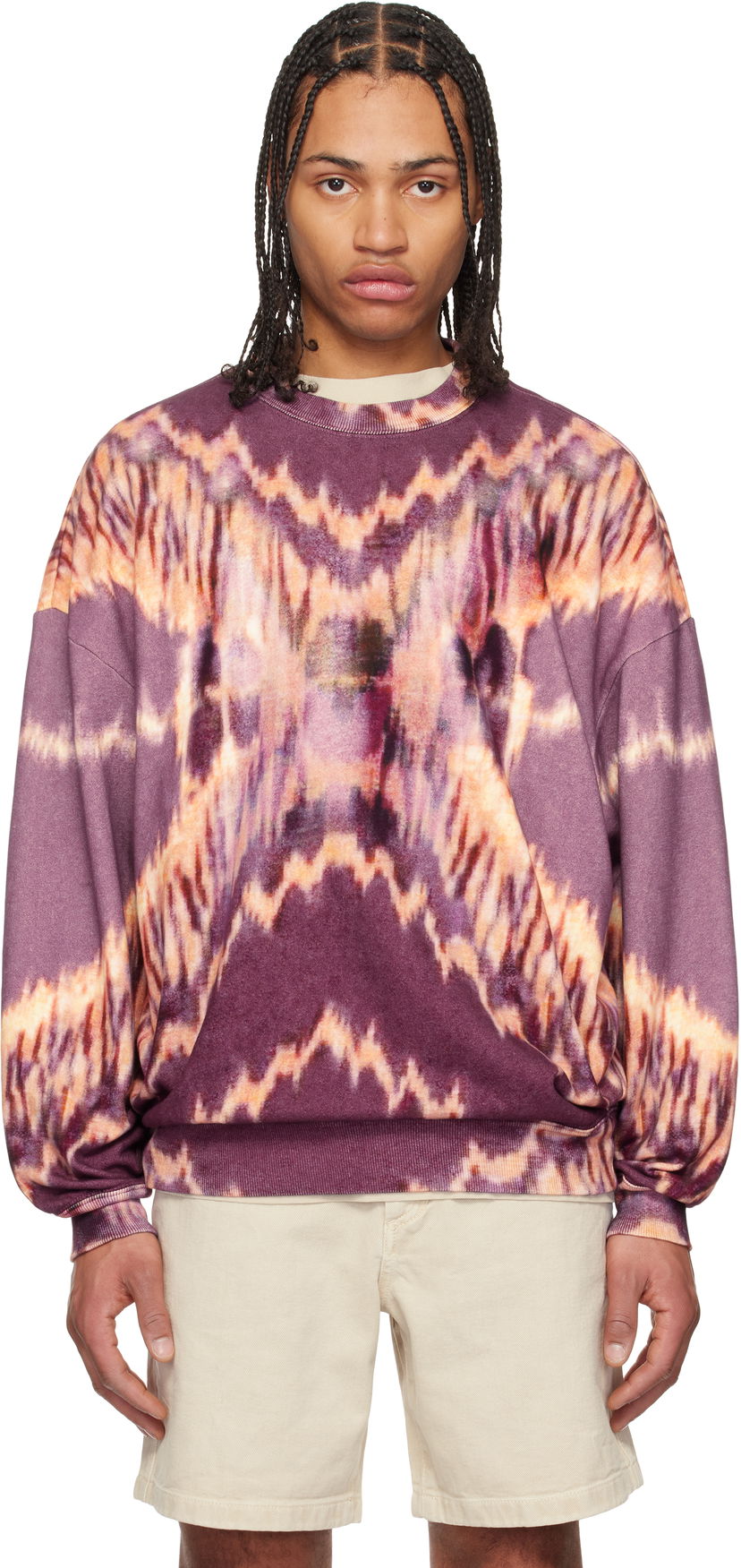 Sweater ISABEL MARANT Isabel Marant Dobbie Tie-Dye Sweatshirt Purpur | 25PSW0156HA-C1M03H
