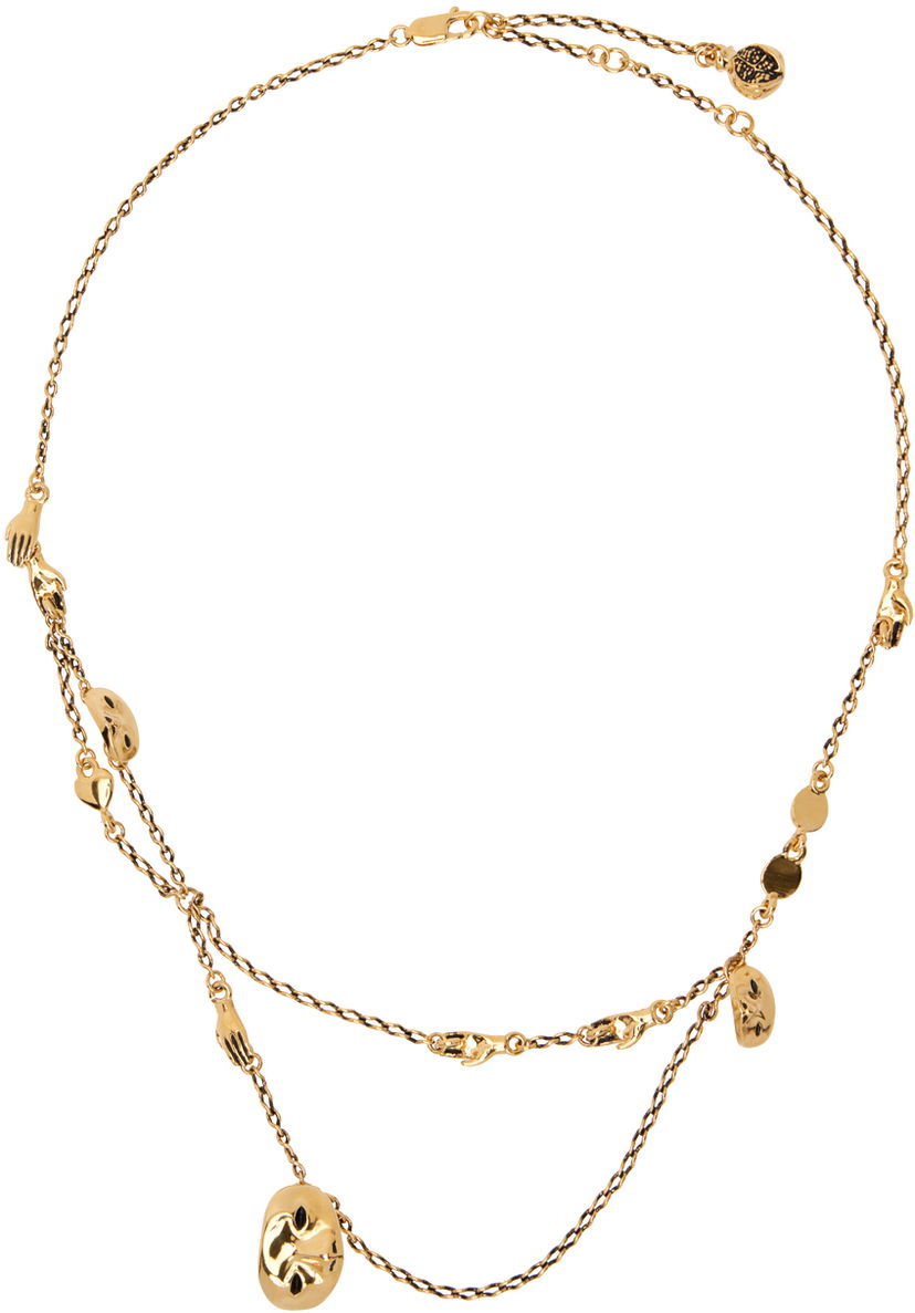 Halsband LEMAIRE LEMAIRE Layered Charm Necklace Metallisk | JW0019 LO036