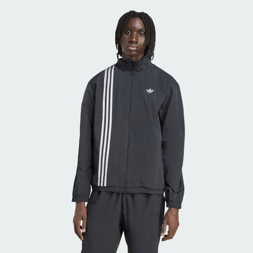 Jacka adidas Performance Firebird Front Stripes Track Jacket Svart | JV9882