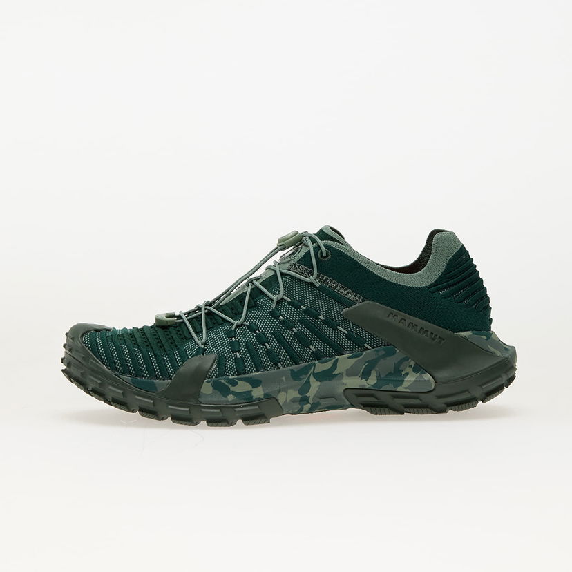 Sneakers och skor Mammut Hueco Knit II Low Men Dark Jade-Jade Svart | 3020-06460 dark jade-jade
