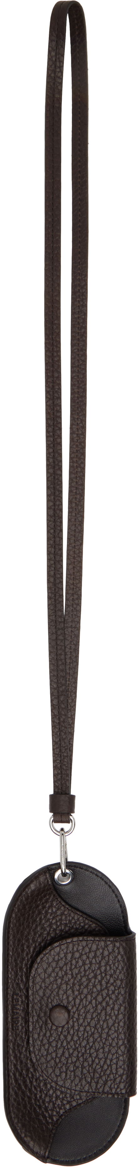 Plånbok LEMAIRE LEMAIRE Bell Glasses Holder Pouch Brun | SL0085 LL0137