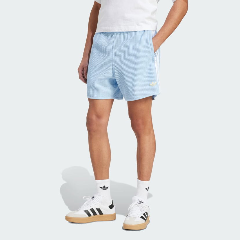 Shorts adidas Originals adidas Originals Waffle Knit Sprinter Shorts Blå | KC0692