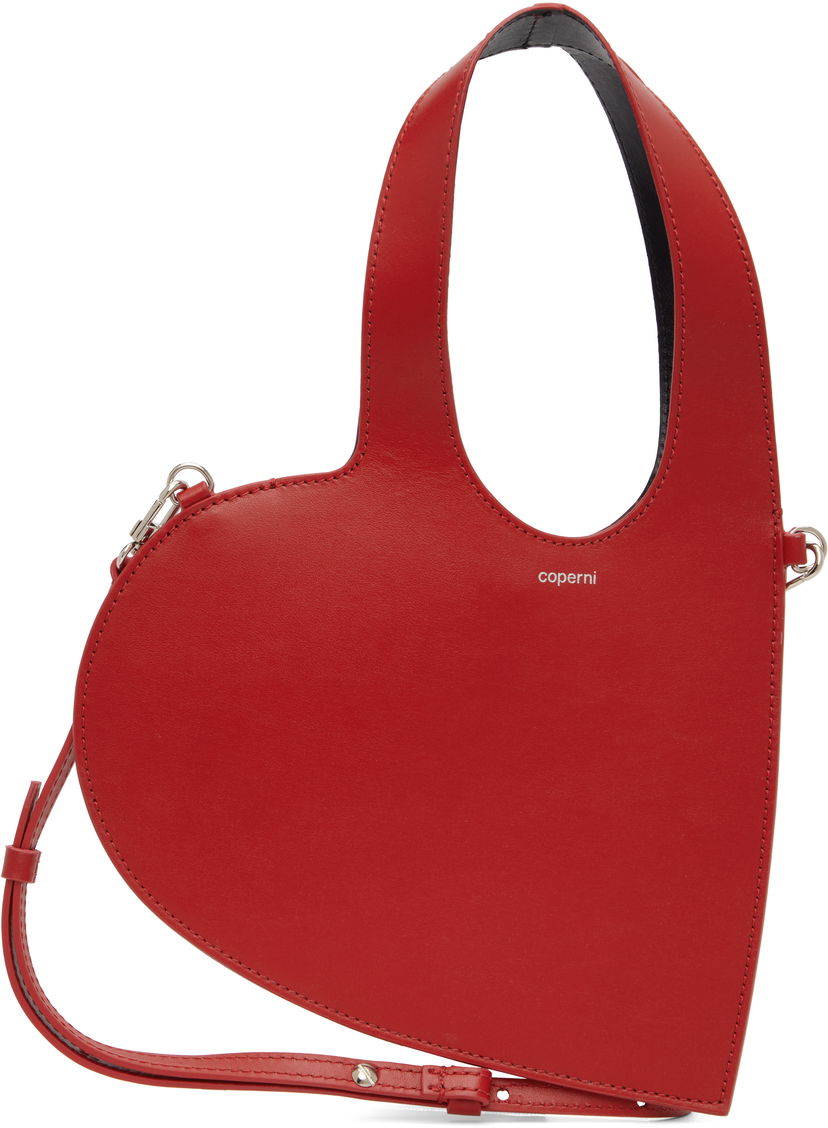 Handväska Coperni Coperni Baby Heart Crossbody Tote Röd | COPBA93F6012