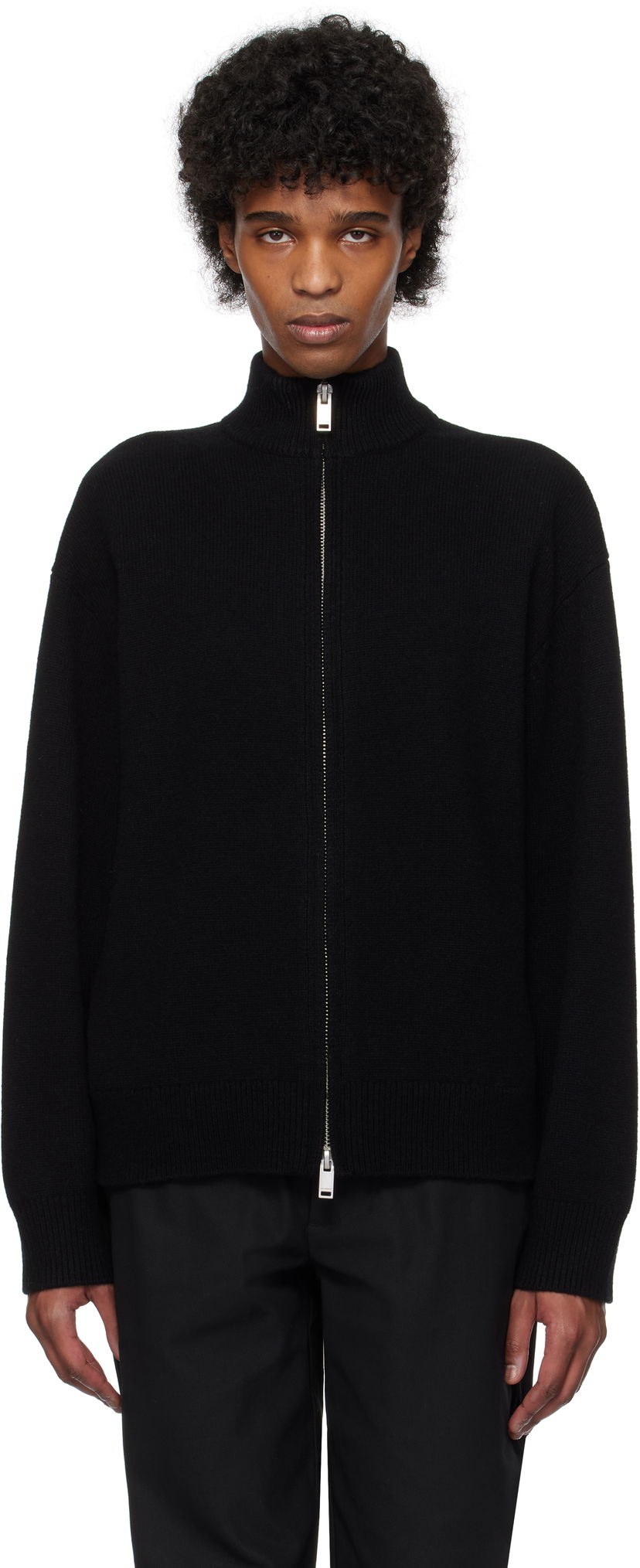 Sweater Han Kjøbenhavn Han Kjobenhavn Zip-Up Sweater Svart | M-134368