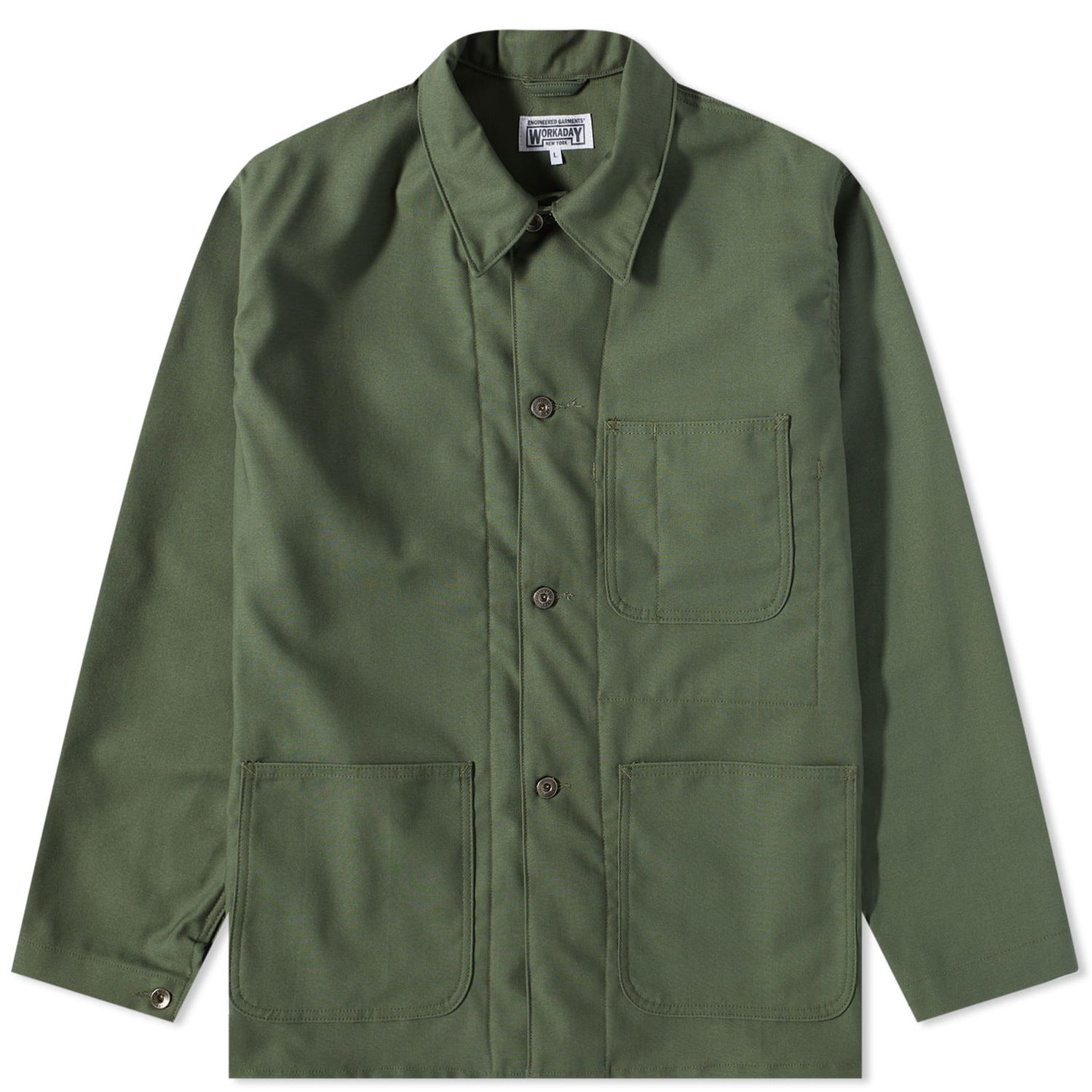 Jacka Engineered Garments Workaday Utility Jacket Grön | 23S2WDD001-A, 0
