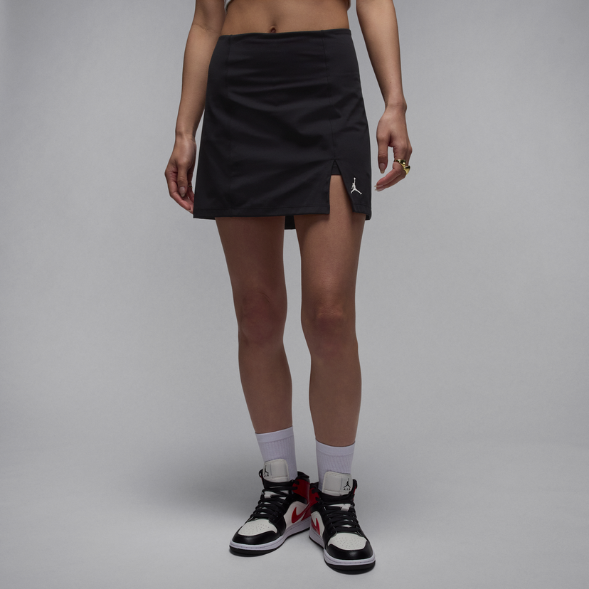 Kjol Jordan Jordan Knit Skirt with Built-in Shorts Svart | HJ0079-010