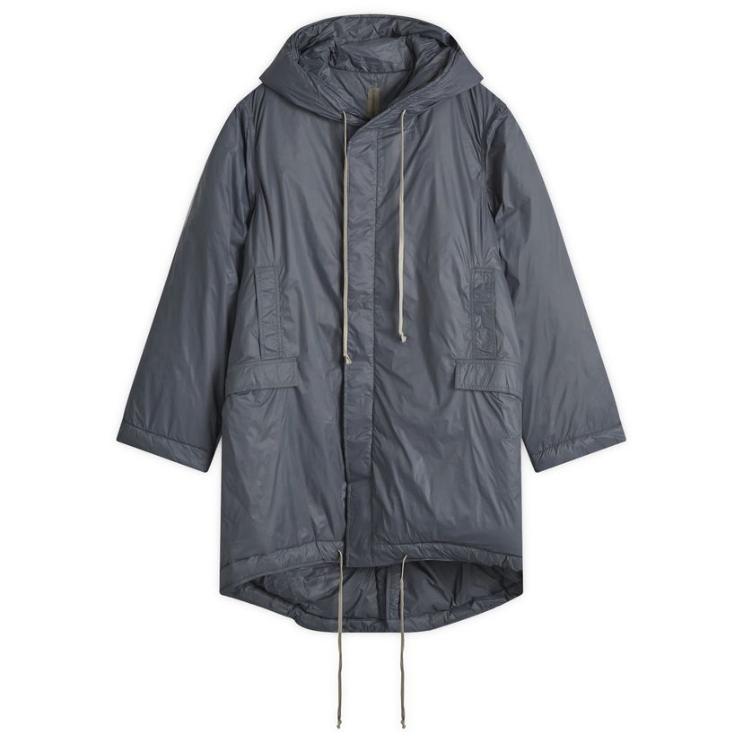 Parkas Rick Owens Recycled Nylon Fishtail Parka Jacket Grå | DU02D2950-NP-88